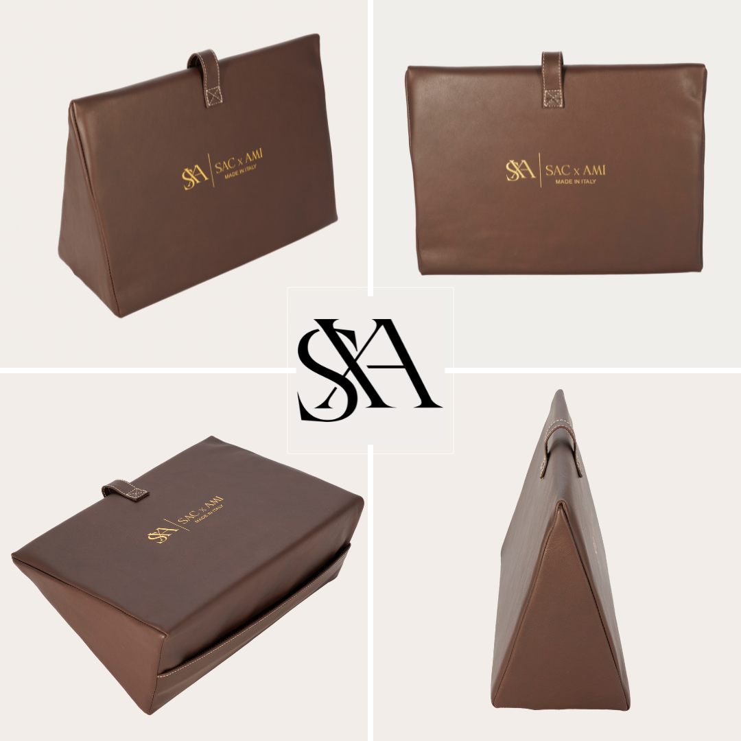 Sac x AMI Taschenpolster in dreieckiger Form bieten optimalen Schutz und Pflege für Designer-Handtaschen. Hochwertige Materialien sorgen für langanhaltende Qualität.