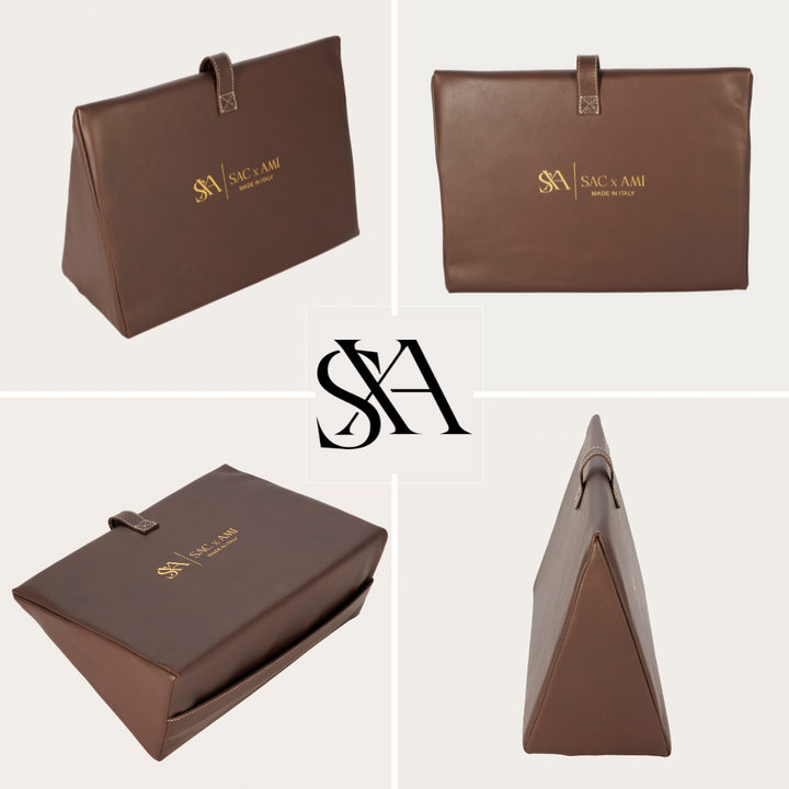 Sac x AMI Taschenpolster in dreieckiger Form bieten optimalen Schutz und Pflege für Designer-Handtaschen. Hochwertige Materialien sorgen für langanhaltende Qualität.