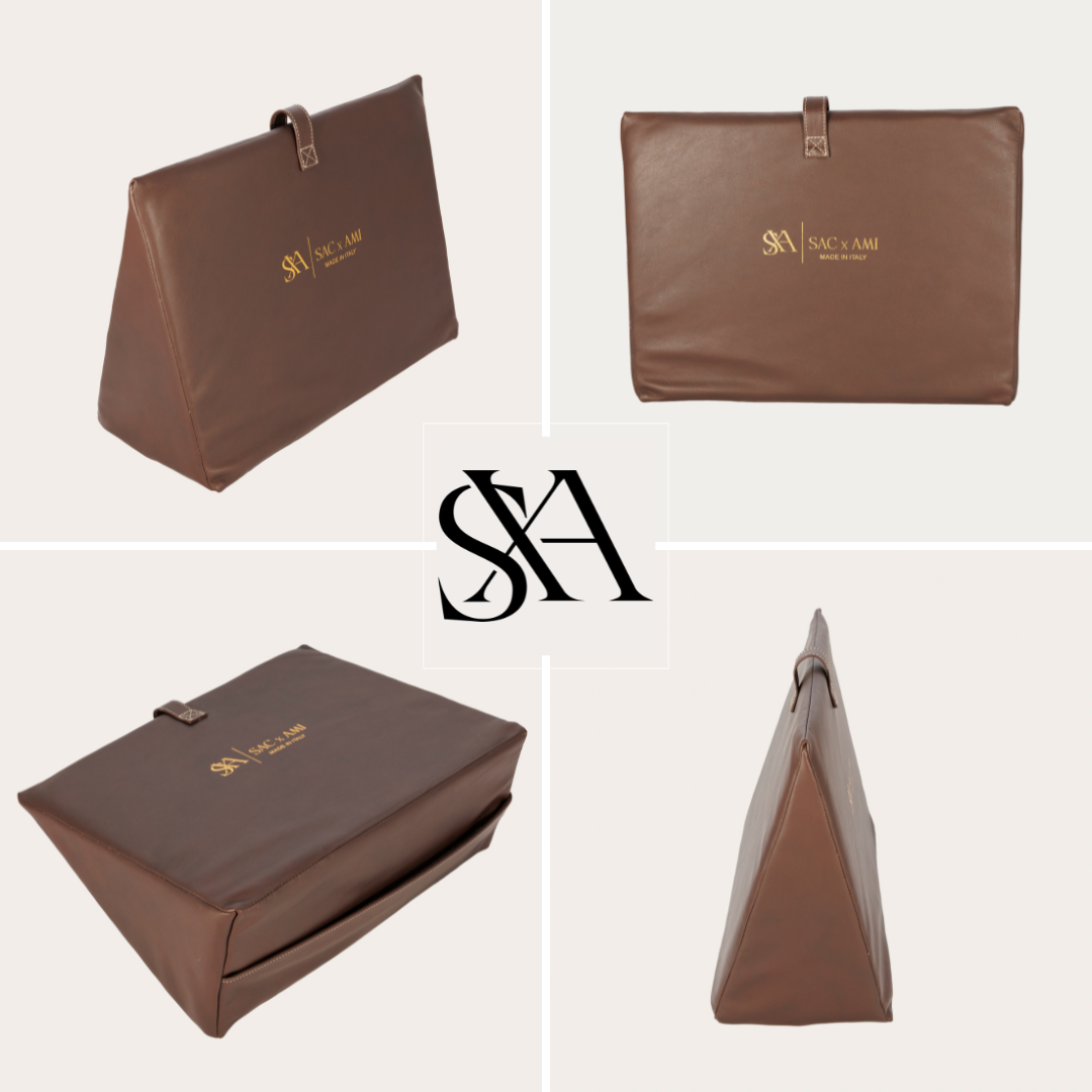 Sac x AMI Taschenpolster in dreieckiger Form bieten optimalen Schutz und Pflege für Designer-Handtaschen. Hochwertige Materialien sorgen für langanhaltende Qualität.