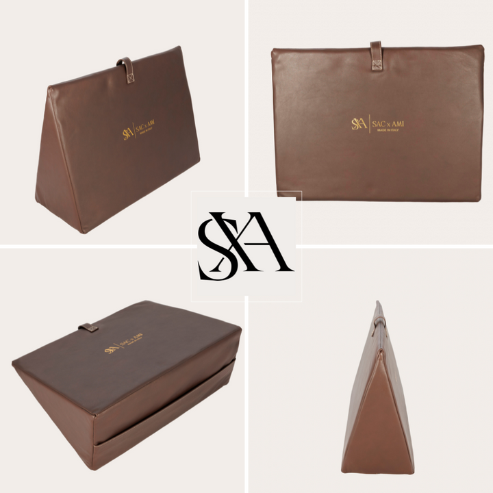 Sac x AMI Taschenpolster in dreieckiger Form bieten optimalen Schutz und Pflege für Designer-Handtaschen. Hochwertige Materialien sorgen für langanhaltende Qualität.
