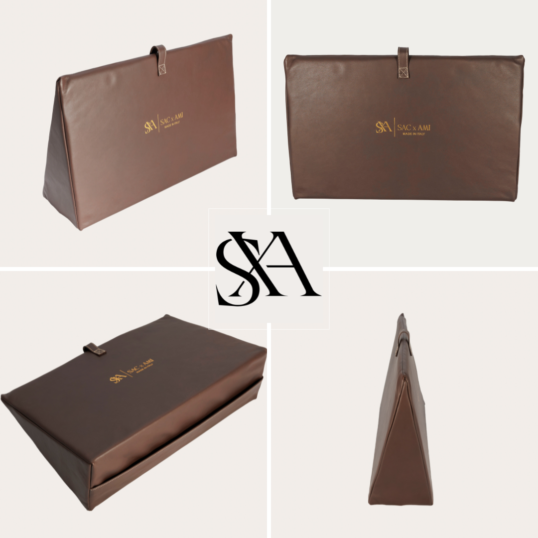 Sac x AMI Taschenpolster in dreieckiger Form bieten optimalen Schutz und Pflege für Designer-Handtaschen. Hochwertige Materialien sorgen für langanhaltende Qualität.