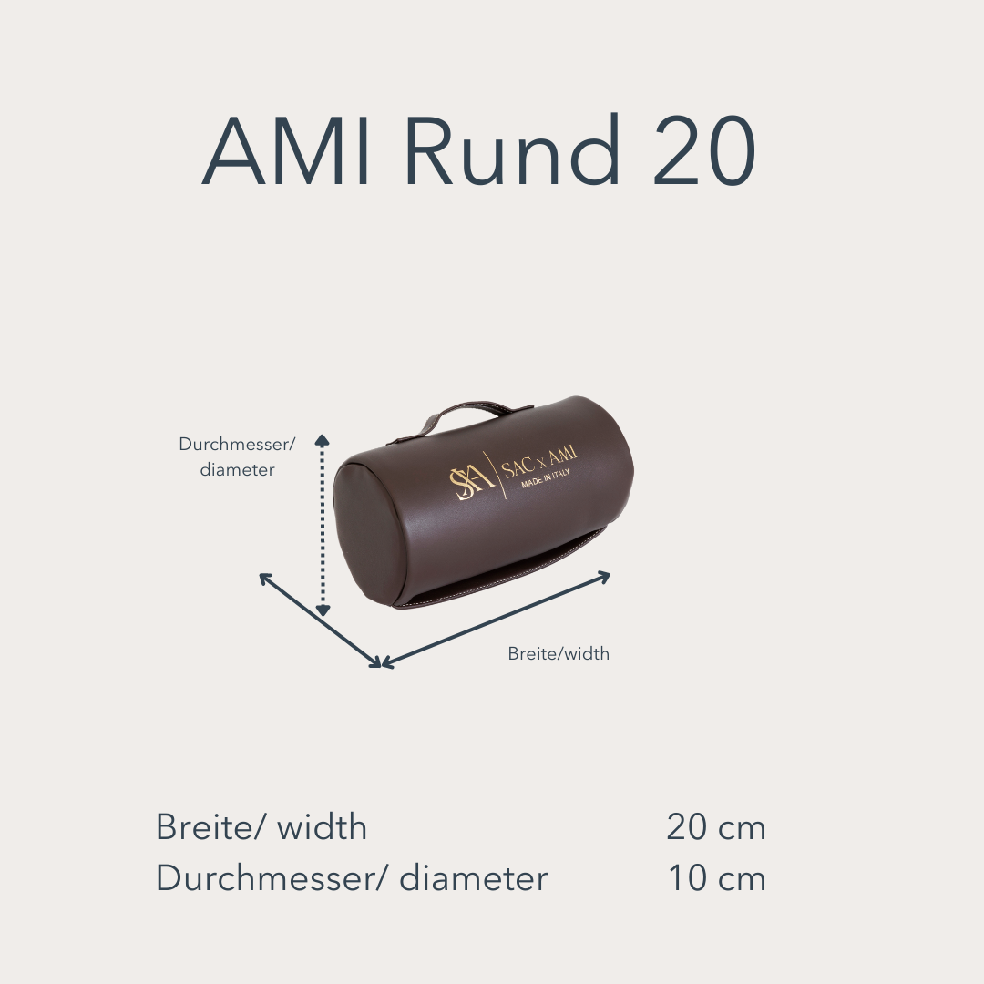 Maßangaben der Sac x AMI Taschenpolster. Diese Taschenpolster schützen Designer-Handtaschen effektiv.
