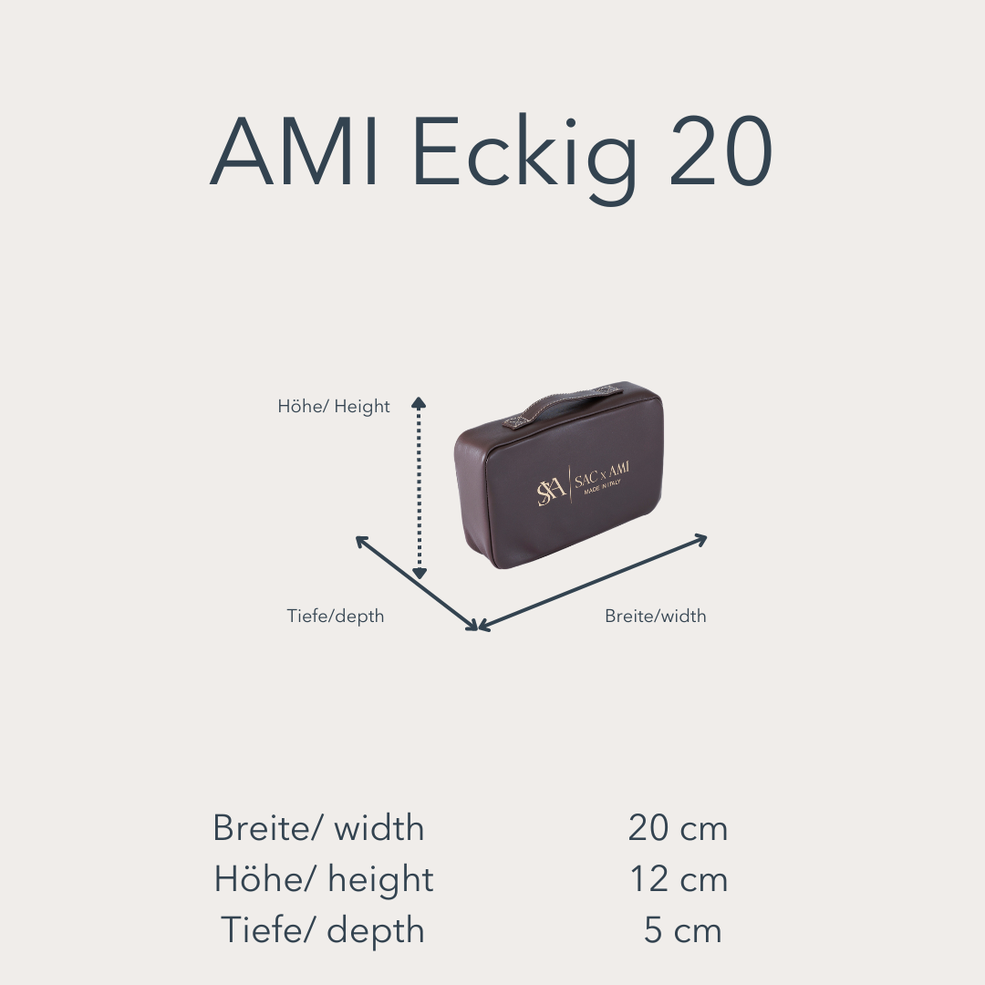 Maßangaben der Sac x AMI Taschenpolster .Diese Taschenpolster schützen Designer-Handtaschen effektiv.