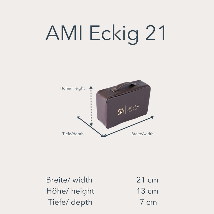 Maßangaben der Sac x AMI Taschenpolster .Diese Taschenpolster schützen Designer-Handtaschen effektiv.